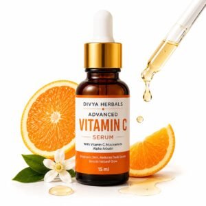 Advanced Vitamin C Face Serum for Glowing Skin, Dark Spots & Pigmentation | With 3-O-Ethyl Vitamin C, Niacinamide & Alpha Arbutin | 15ml